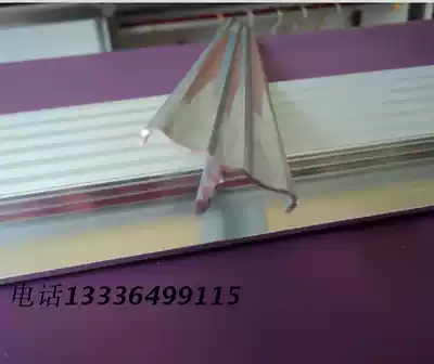 Aluminum alloy fast table edge strip McDonald's KFC fast table edge strip