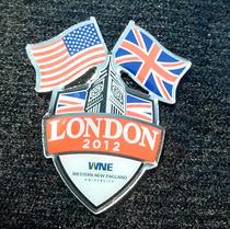 London 2012 Olympic Games badge Western New England University badge