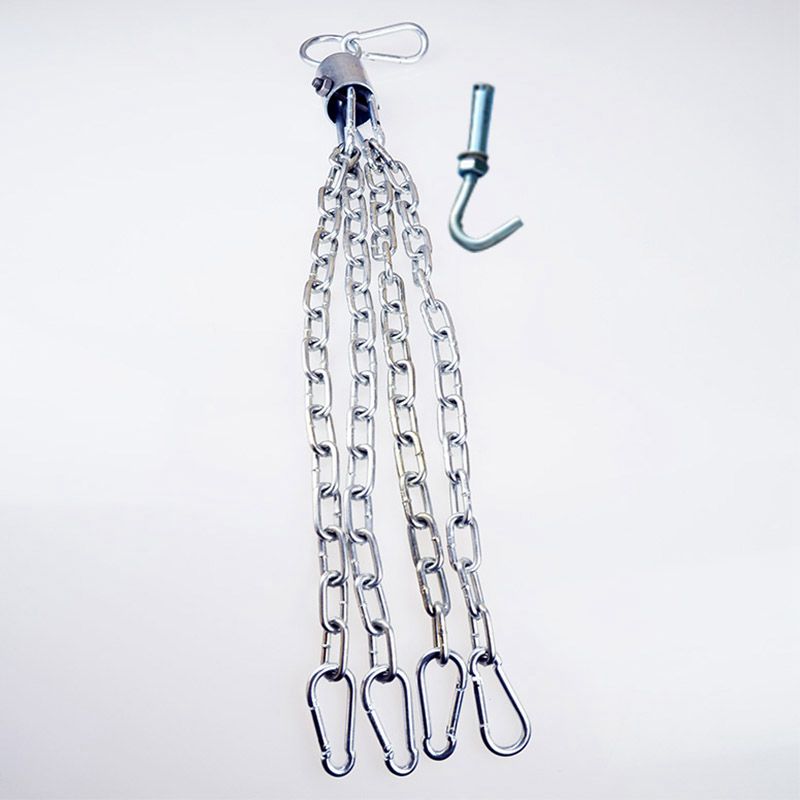 Hanging Hollow Solid Boxing Sandbag Sandbag Loose Thai Punch Rotator Plus Coarse Lengthened Iron Chain Safety Buckle Accessories 