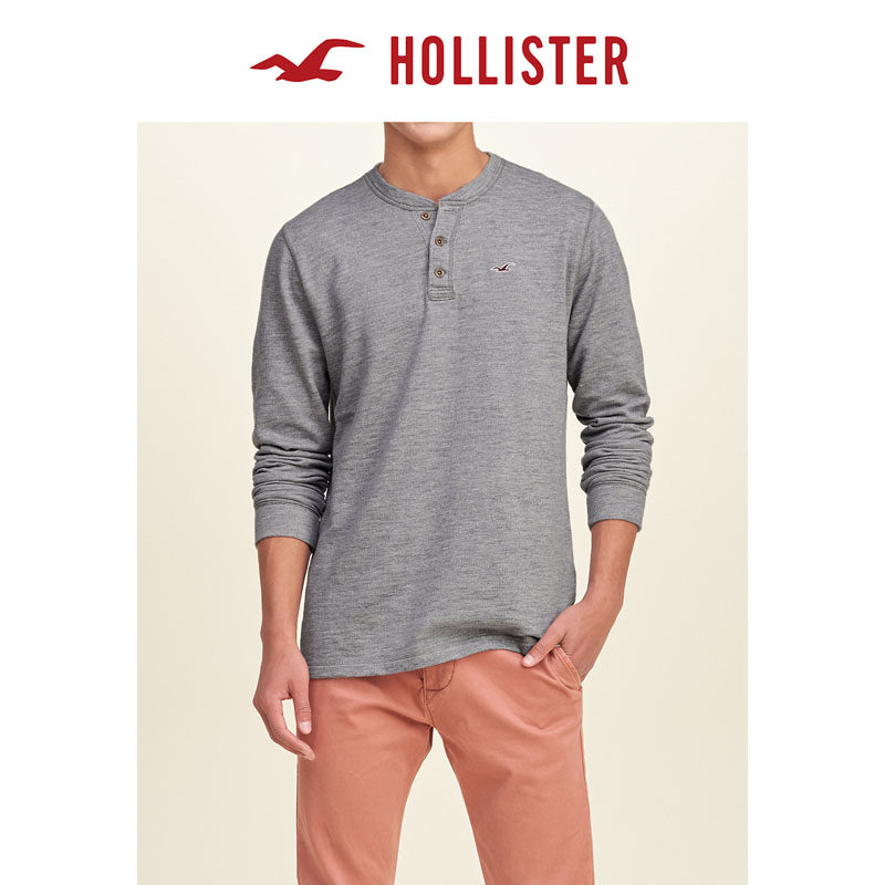 Hollister轻盈抓绒亨利式上衣 男 115933