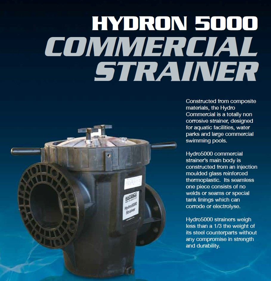 Australian Waterco Express water high Hydro5000 pool bath spa for commercial hair collector