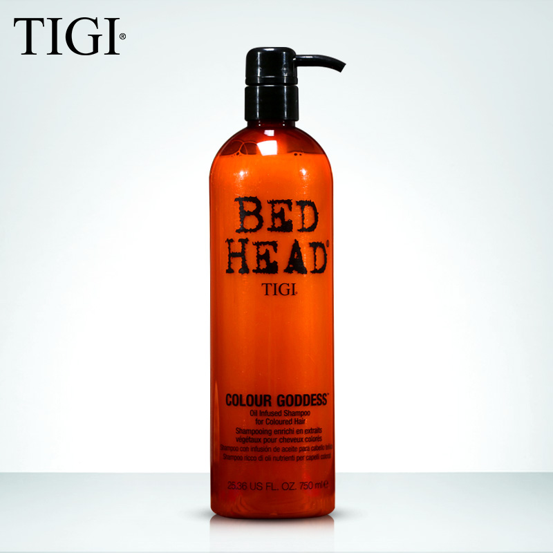 美国进口正品 TIGI体己巧克力女神洗发水750ML 损伤修复柔顺护色