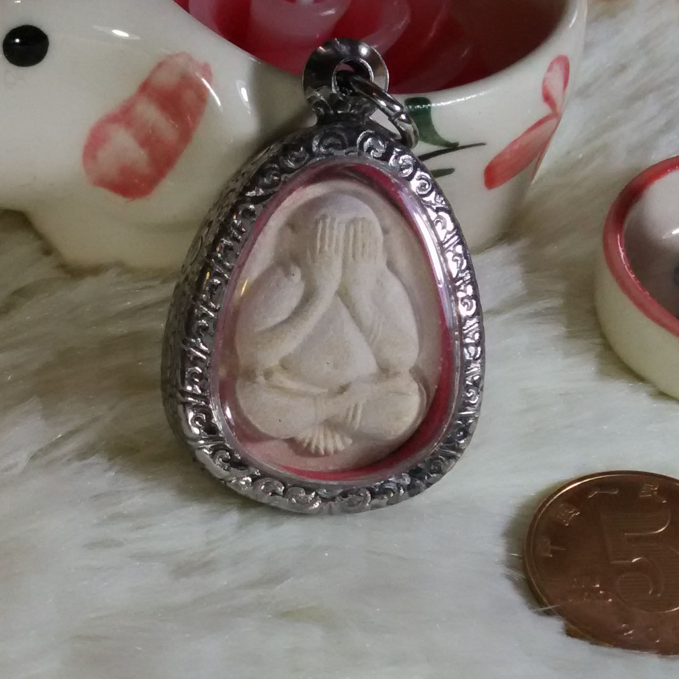 Thai Orthodox Temple Living Wealth dragon Brain Kun Master's 2552 must answer the Buddha's collection grade treasures