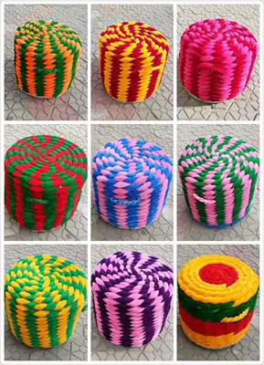 Yunnan Dali Weishan creative home minority characteristics straw straw stool chair straw mat No. 1 largest