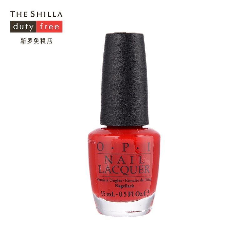 [新罗免税店]O·P·I/傲碧爱 指甲油Big Apple Red#NLN25红色15ml