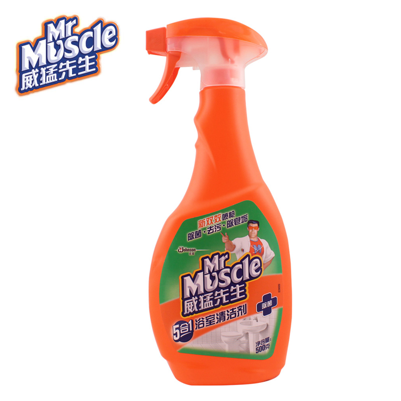 【天猫超市】Mr Muscle/威猛先生 浴室清洁剂（5效合1） 500g/瓶