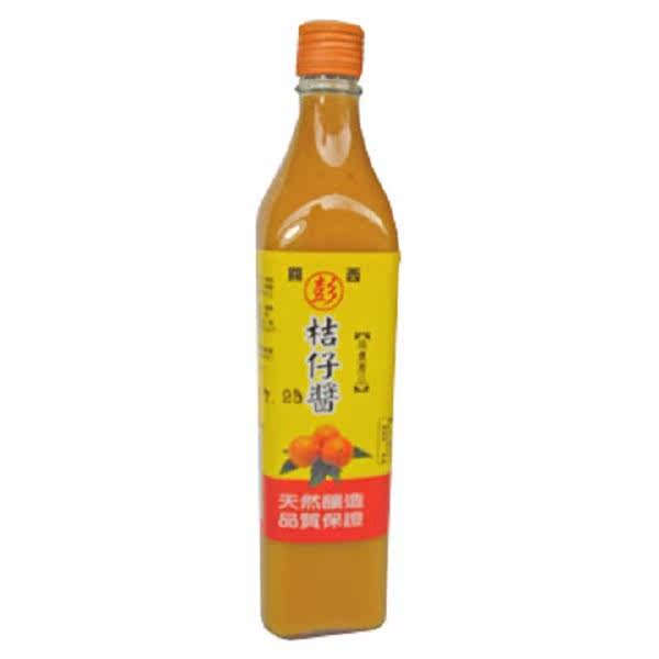 彭记 桔子酱520ml台湾官网直邮进口