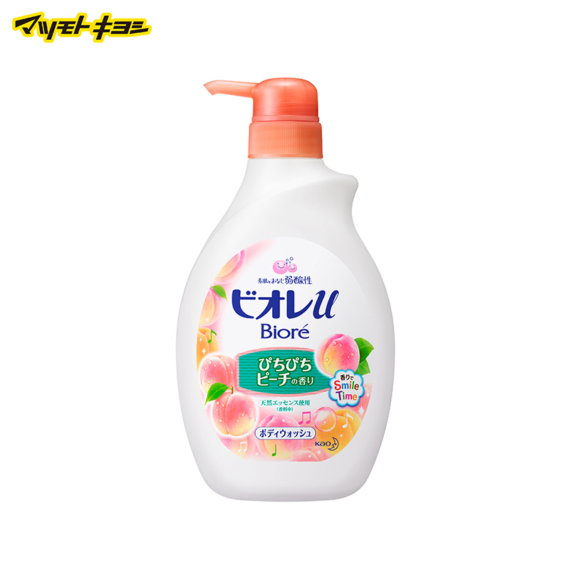 日本松本清 日本直邮 碧柔活泼蜜桃香沐浴露530ml