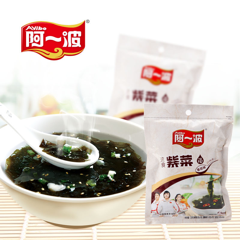 【天猫超市】阿一波香菇味紫菜汤25g[2人份]速食汤料冲泡即食