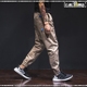 Phù hiệu thương hiệu Tide gốc overalls nam mùa thu và mùa đông quần thể thao nam Quần mỏng
