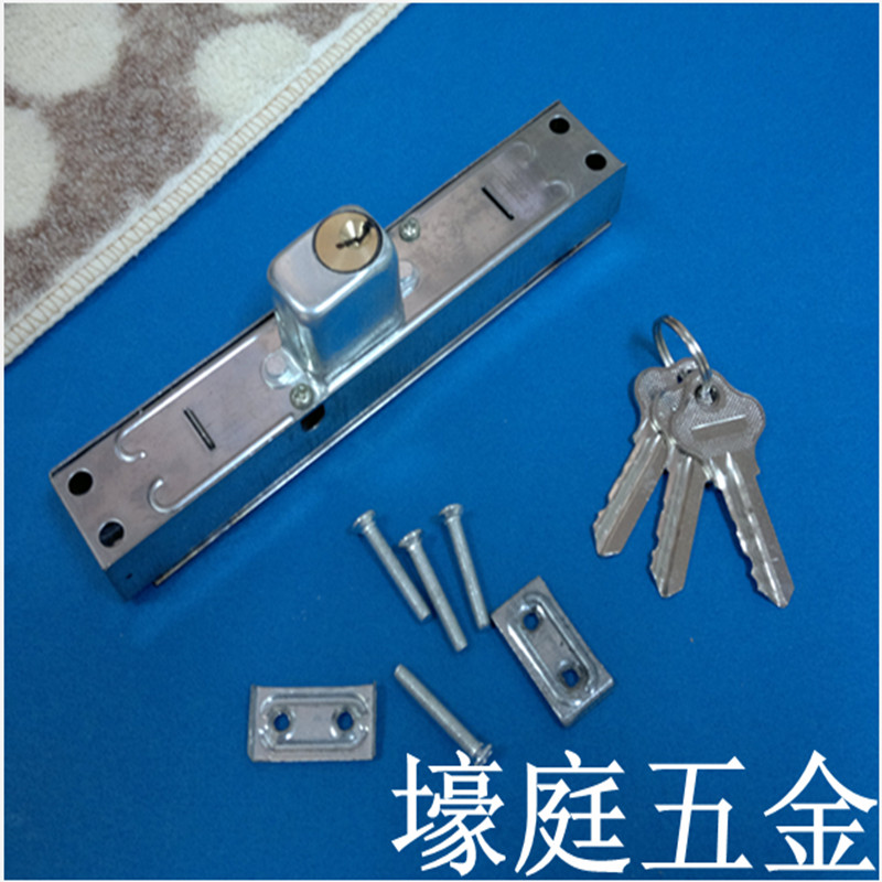 Fanglun stainless steel fence sliding door lock pull gate lock Double tongue touch lock Anti-theft lock Pull door lock
