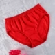 Bướm chính hãng Anfen 100% Cotton Red Red SpongeBob thai sản Tam giác nữ Quần short cotton giữa