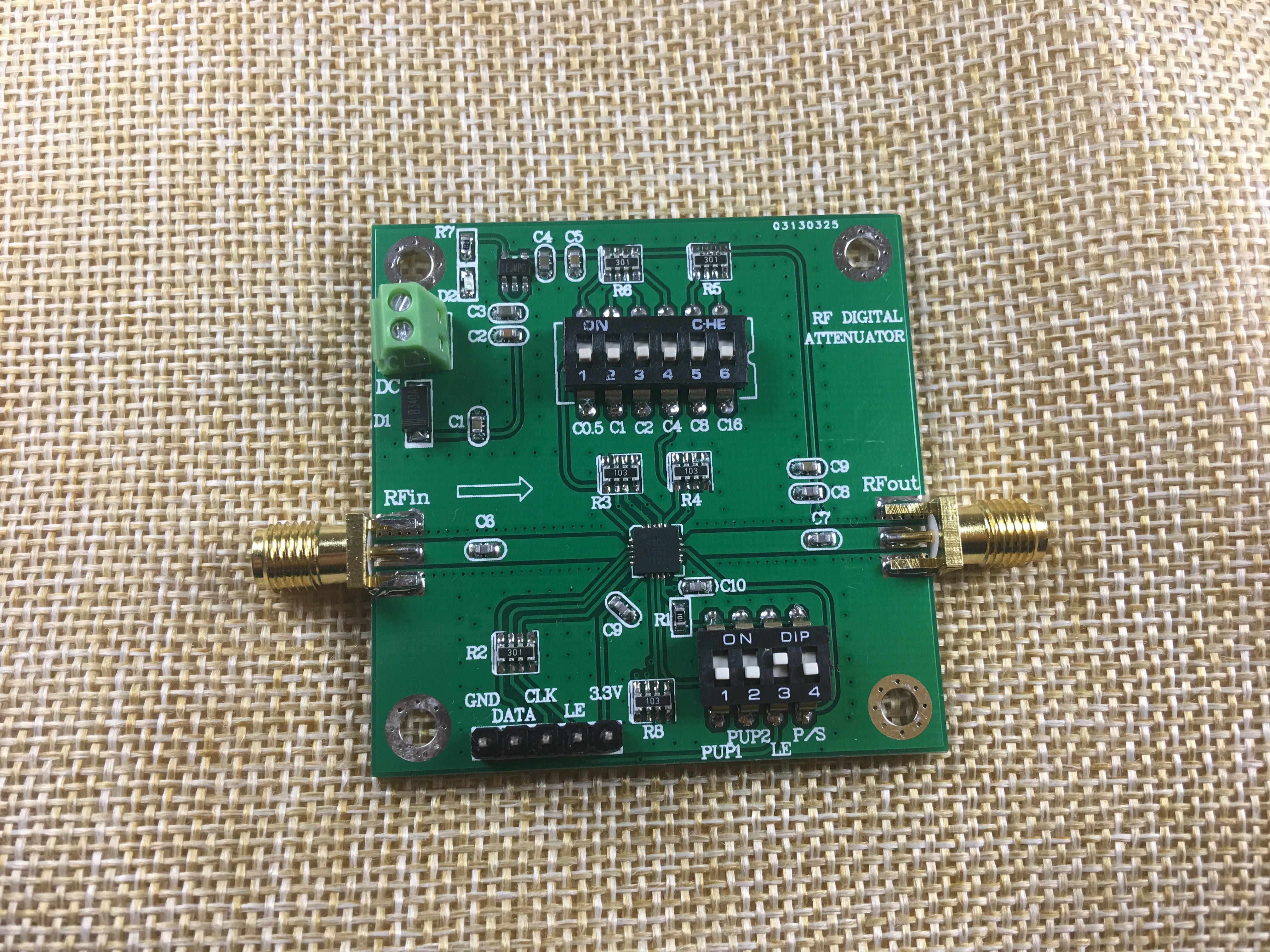 PE4302 CNC attenuator DC3G attenuation 31 5dB