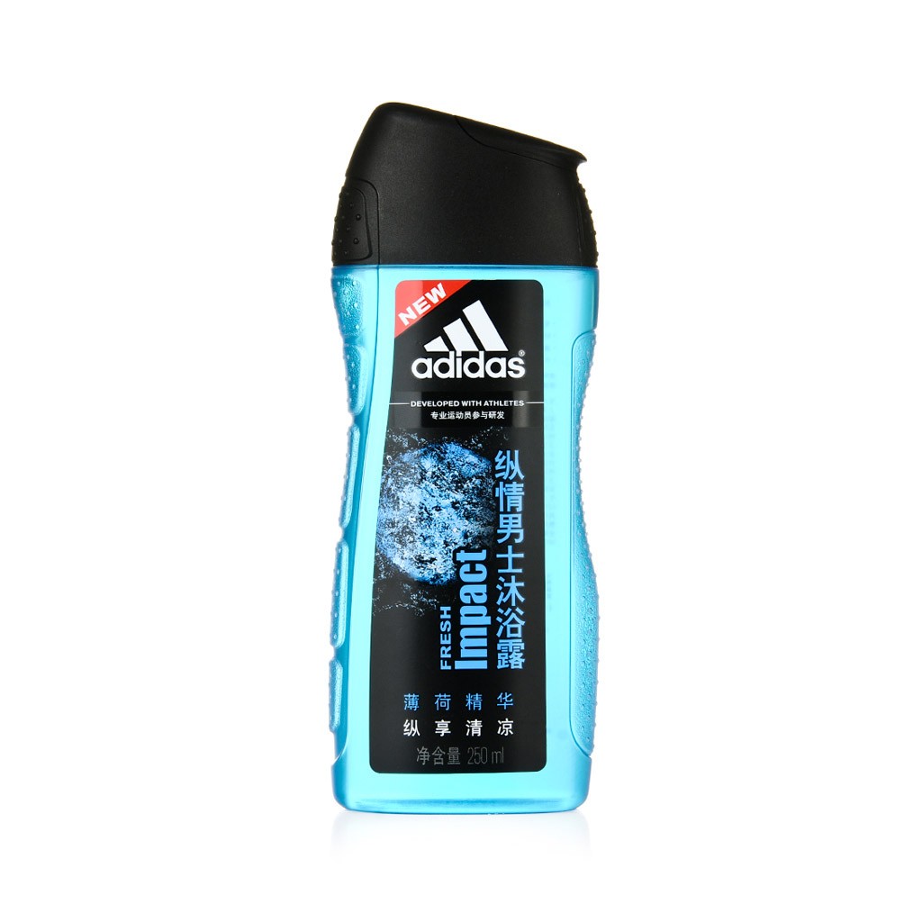 Adidas/阿迪达斯纵情男士活力沐浴露250ml香氛洗浴液正品包邮