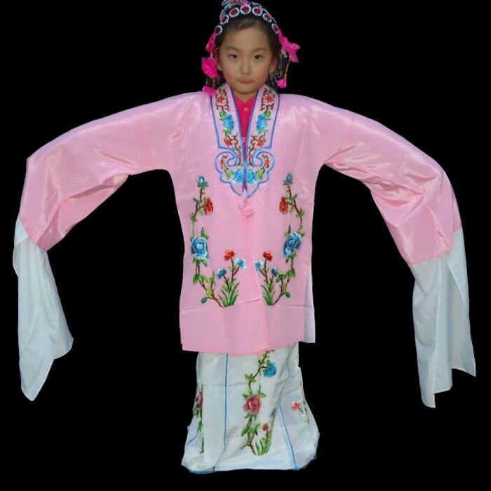 Film and TV ancient dress rehearsal for opera costumes dance performance costumes children Fudan Lady Flower Dancing Lady Beatle