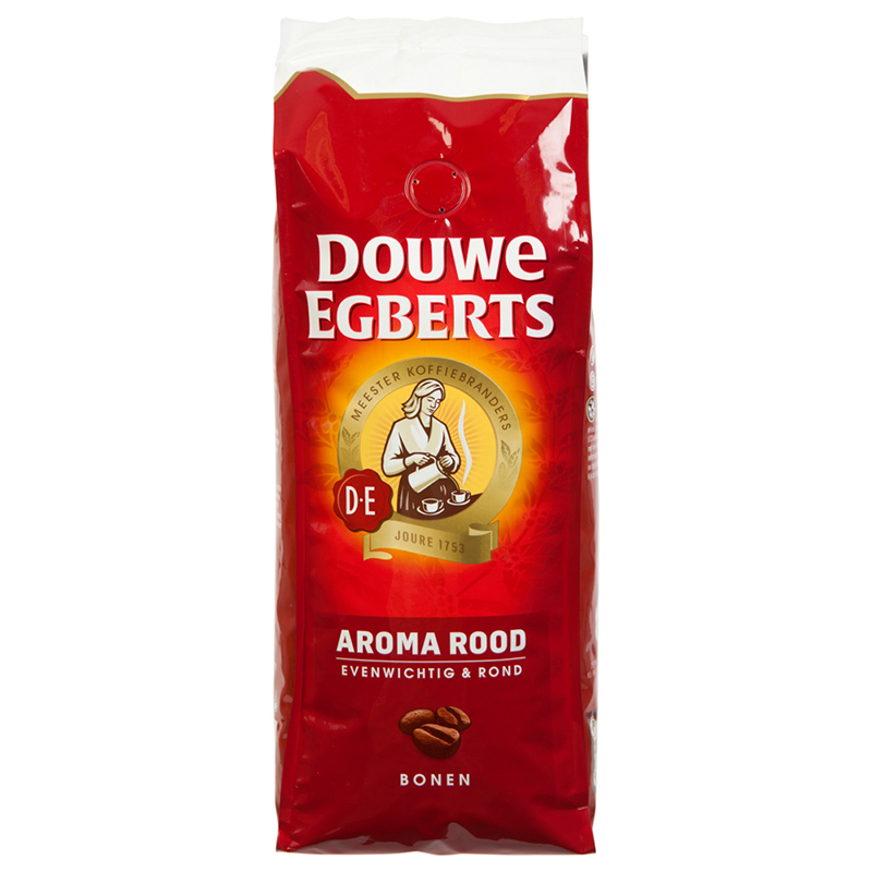 Douwe Egberts 咖啡粉荷兰进口 杜姆埃格博茨红香咖啡豆 500克/包