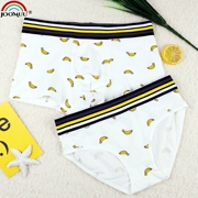 Vài đồ lót cotton nam giới và phụ nữ đồ lót cá tính sáng tạo kích thước lớn nam boxer quần tóm tắt của phụ nữ phụ nữ boxer tóm tắt