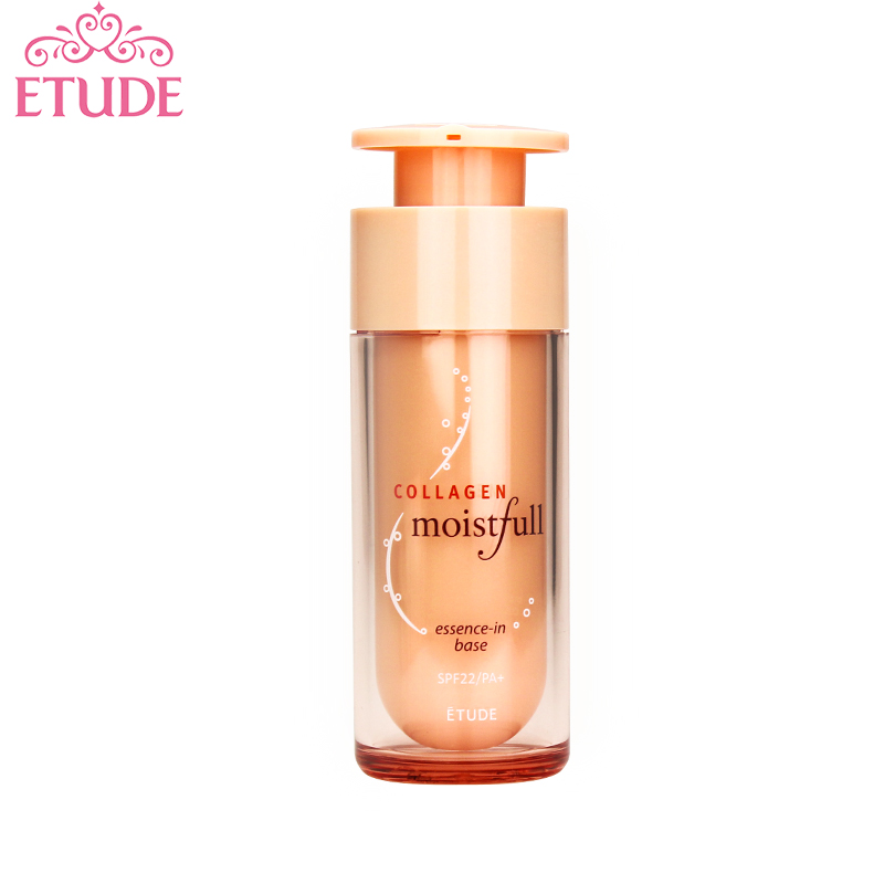 专柜正品Etude/爱丽水分胶原蛋白精华隔离霜30ML保湿美白提亮包邮