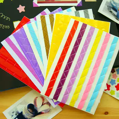 Corner hand photo album fixed photo tool sticker DIY accessories stick type 102 color transparent