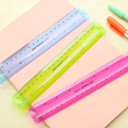 Telepower stationery Candy soft ruler special meter size of plastic ruler 20cm meter 6208