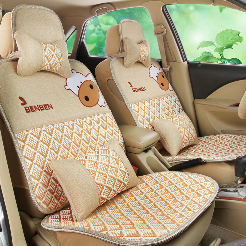 汽车坐垫卡通四季全包座垫套奇瑞瑞虎5 E3艾瑞泽3 7风云2A3A5菲翔