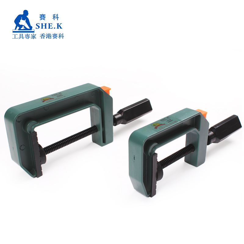 SECCO aluminum alloy G-shaped clip light F clip C- shaped woodworking clip D-shaped fixing clip fast elastic woodworking fixture