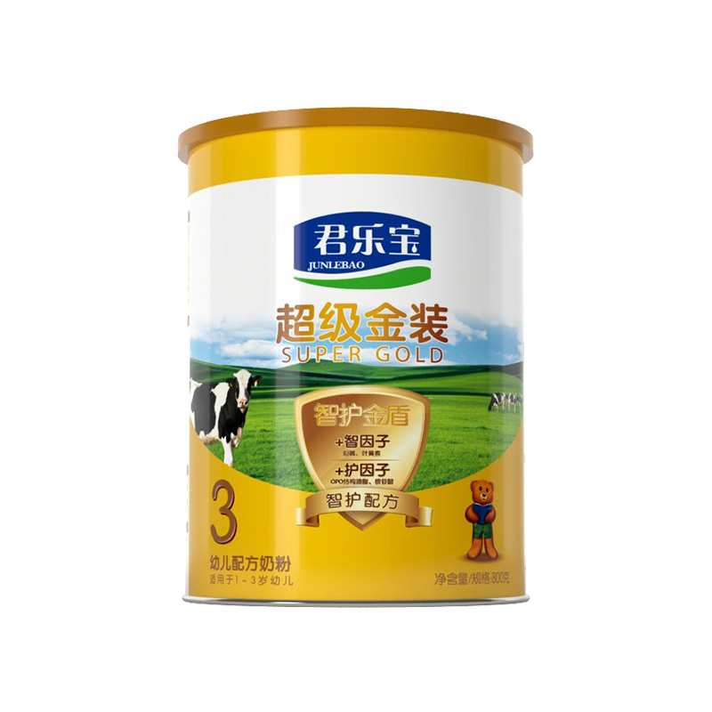【天猫超市】君乐宝超级金装奶粉 12-36个月 三段牛奶粉 800g*1听