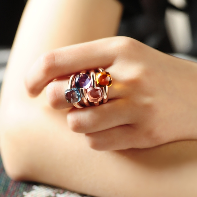 Bague Femme 7NOWS en Cristal naturel pierre semi-precieuse - Ref 3087137 Image 4