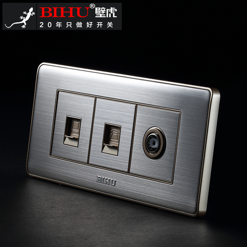 Купить Розетка с выключателем Гекко три панель многофункциональный ...