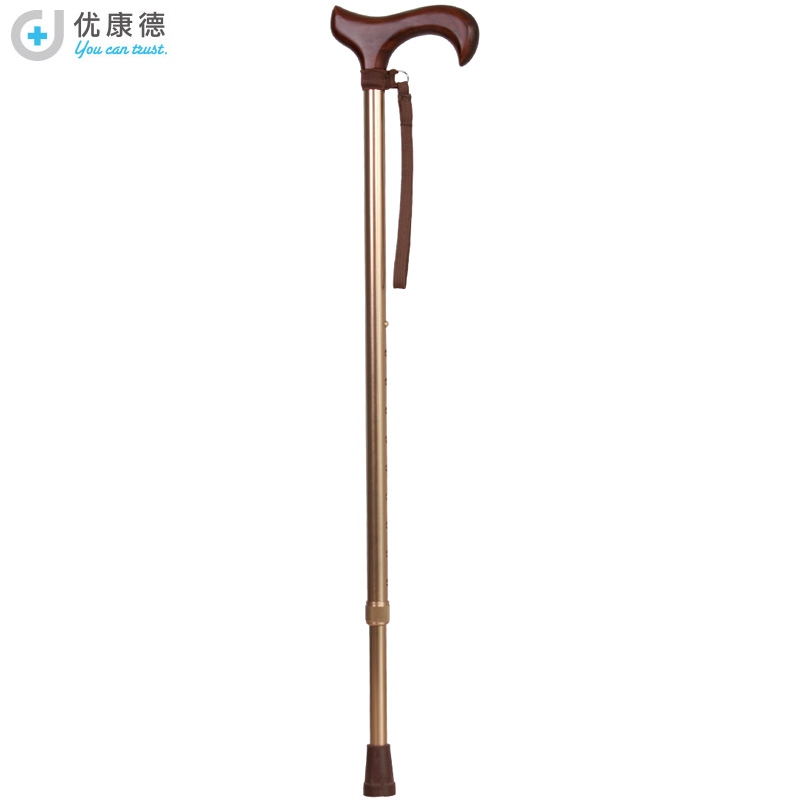 拐杖 优康德加强型 老人2329C1老年人手杖 铝合金调节拐棍 单脚HT