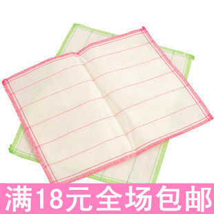 Plus Cotton Wood Fiber Rag Dishcloth Wipe a bowl towel not stained with oil Bamboo Fiber Kitchen Amazing Decontamination Baise