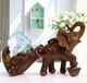 Tủ rượu Trang Trí Elephant Giá Rượu Trang Trí Phòng Khách Cửa Sổ Nhà Bếp Trang Trí Thực Tế Châu Âu Wedding Món Quà Tân Gia Trang trí nội thất