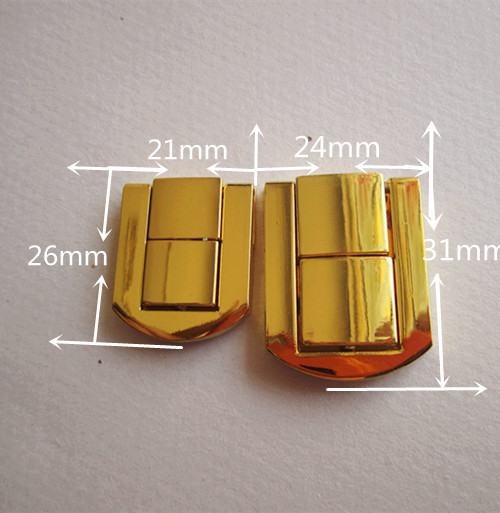 Zinc alloy case Solid Case with solid case Hanging Plated Case with square buckle