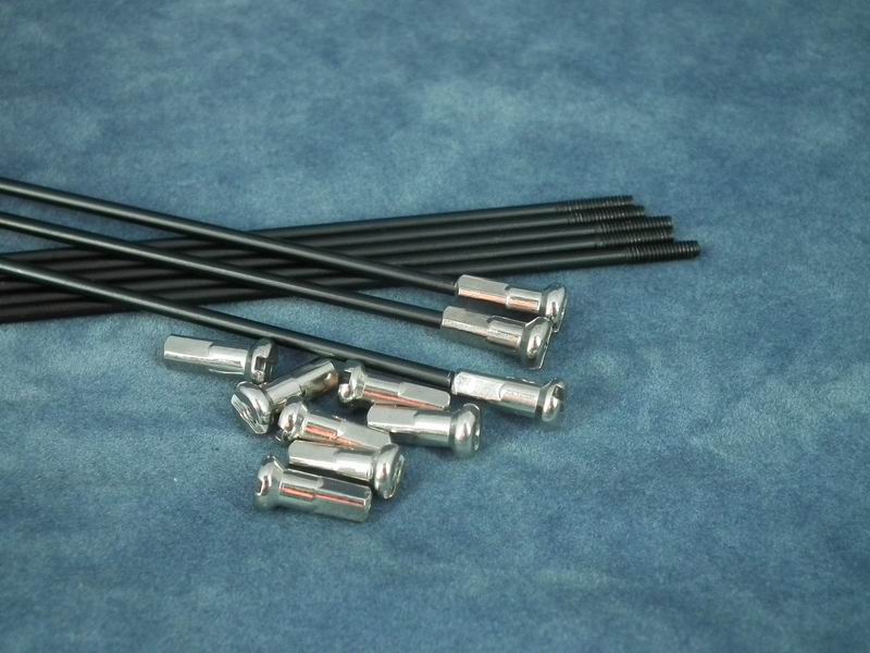 Climbing Bike Spokes Bike STRIP STAINLESS STEEL HIGH STRENGTH AMPLITUDE BAR 26 INCH WHEELS SPOKES BLACK