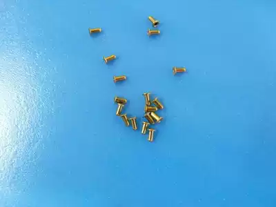 73 yuan million double-pass hooded hollow rivets through the back of the plate to fix the air-core copper corns 0 9*2 5mm