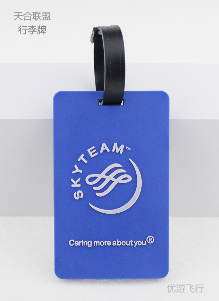 Skyteam SKYTEAM luggage tag civil aviation crew boarding pass consignment tag identification tag travel recommendation