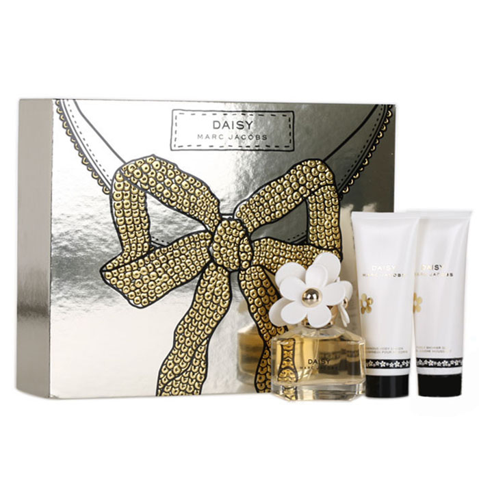 Marc Jacobs马克莫杰DAISY小雏菊女士香水50ml沐浴礼盒三件套装