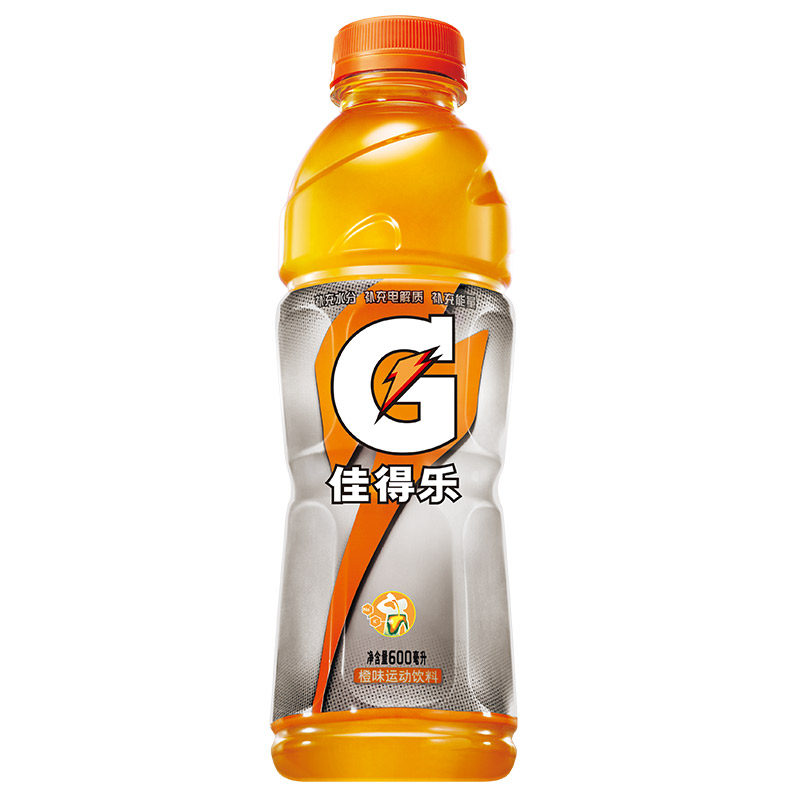 【天猫超市】佳得乐冰橙味运动饮料600ml饮料饮品百事出品WHCD