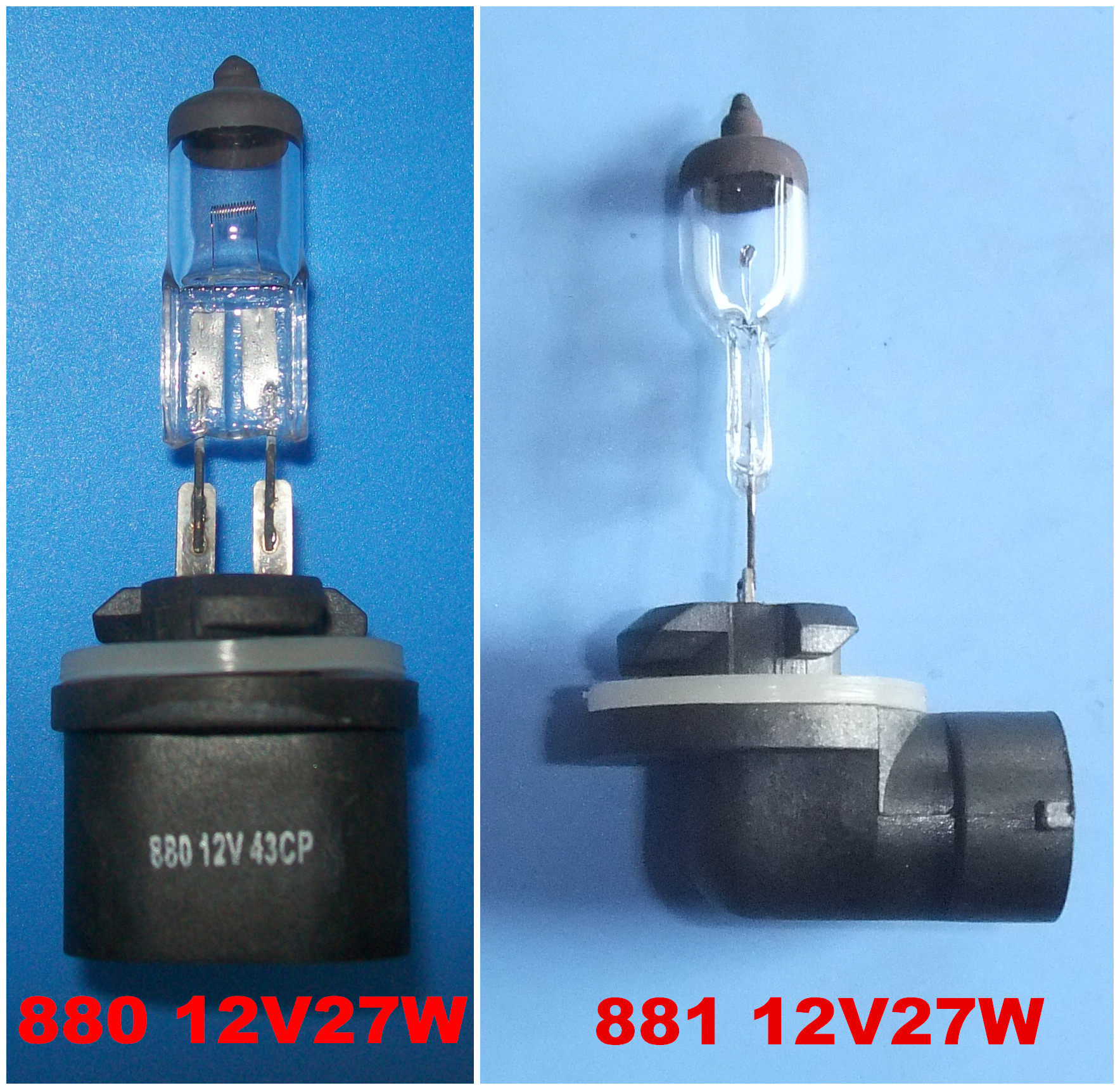 880881 FOGGY LIGHT BULBS 12V27W BIKEKKEI Frog Lights Renarecant KIA of HRV Thousand