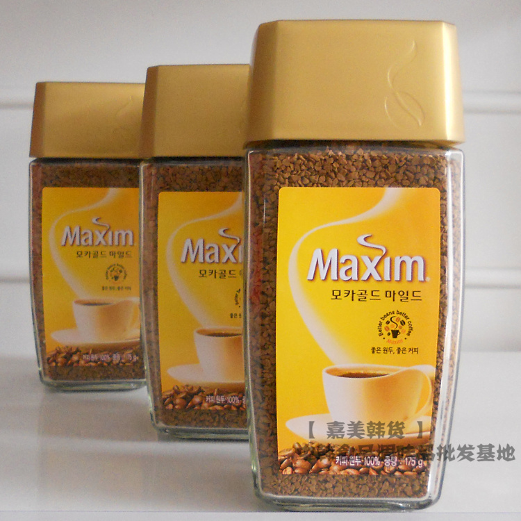 South Korea Imports Maxin bitter coffee 175g Moka taste No sugar No Milk No Mate Tedense Pure Black Coffee