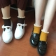 Kem nền cổ điển Nhật Bản màu tre sợi tre ống ngắn Hàn Quốc dễ thương vớ ren nữ cotton thấp để giúp vớ