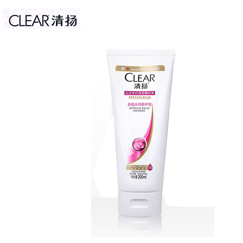 clear 清扬多效水润养护型润发 精华乳 护发素修复干枯200ml