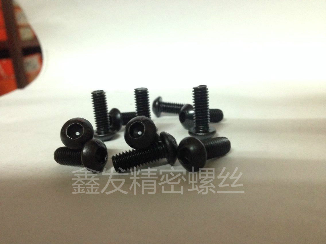10 9 level meta-cup semicircular head inner hexagonal mushroom head screw disc head M3
