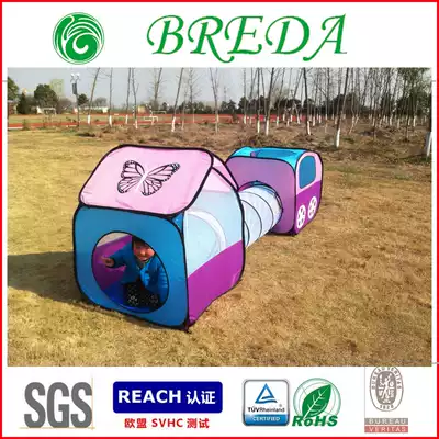 New foreign trade original children's game house play three-piece tunnel ocean ball amusement pool portable speed opening