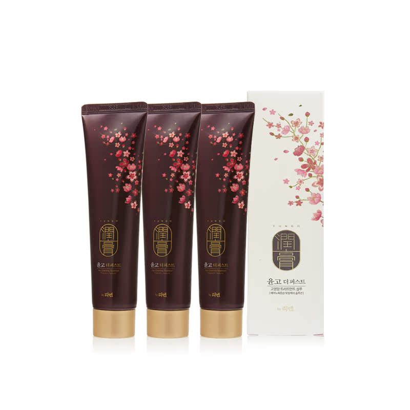 韩国直邮ReEn/睿嫣 润膏二合一洗发水护发素250ml*3支 香香无硅油