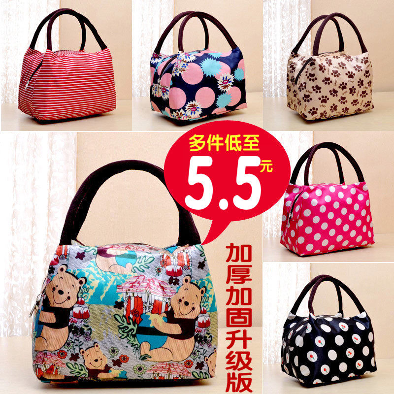 Selling Korean wild waterproof canvas bag handbags 2017 simple portable lunch when the Mummy hand bag side bag