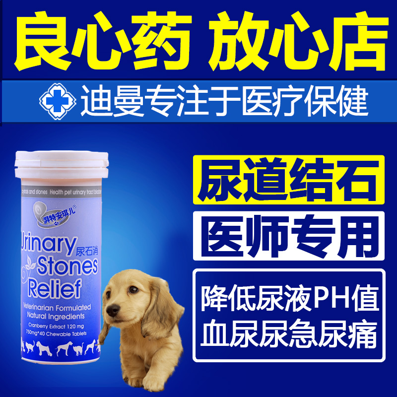 安琪儿尿石消 宠物泌尿道感染尿结石膀胱炎狗猫肾脏保护犬猫通用