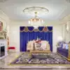 French all copper crystal chandelier European pure copper crystal Living room bedroom lamp Creative villa lamp Luxury hall lamp