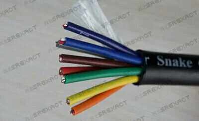Taiwan Risheng color multi-core signal cable microphone line passing machine line engineering or mobile performance with 8 cores