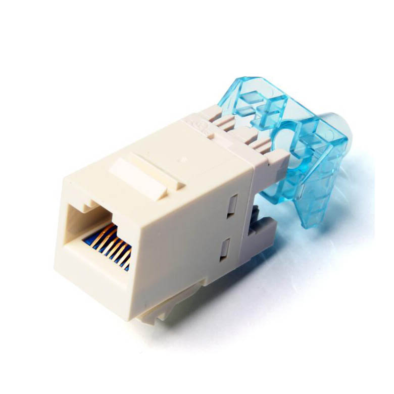 180-degree super five types of unshielded network module UONECAB CAT5E RJ45 JACK socket information module